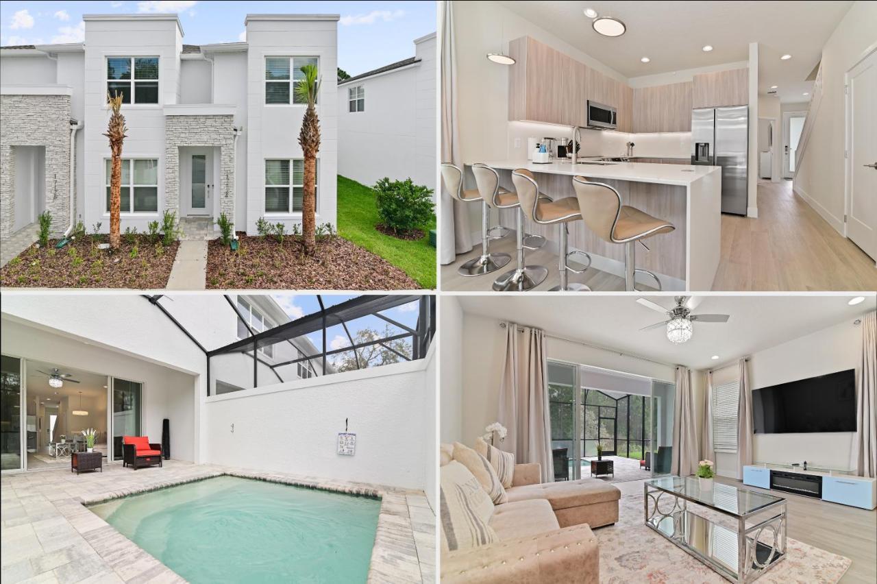 New Modern & Spacious Townhouse Near Disney - 4Br And 3Fb Orlando Luaran gambar